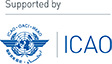 Logo of the International Civil Aviation Organization (ICAO).
