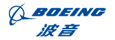 Logo of The Boeing Company that's partnering with airlines and other organizations to enhance passenger health and safety.