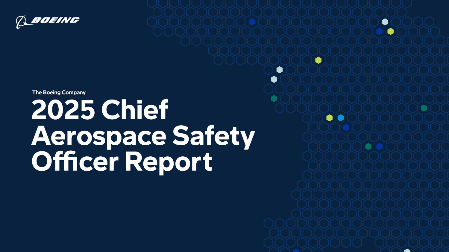 波音发布最新年度安全报告